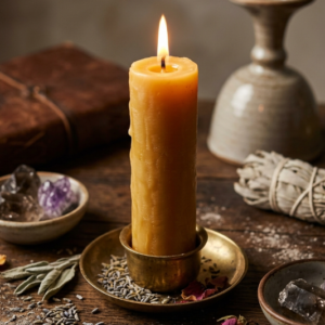 Ritual Beeswax Candle
