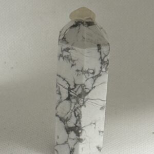Howlite Crystal Tower