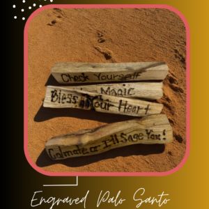 Palo Santo with Engraving